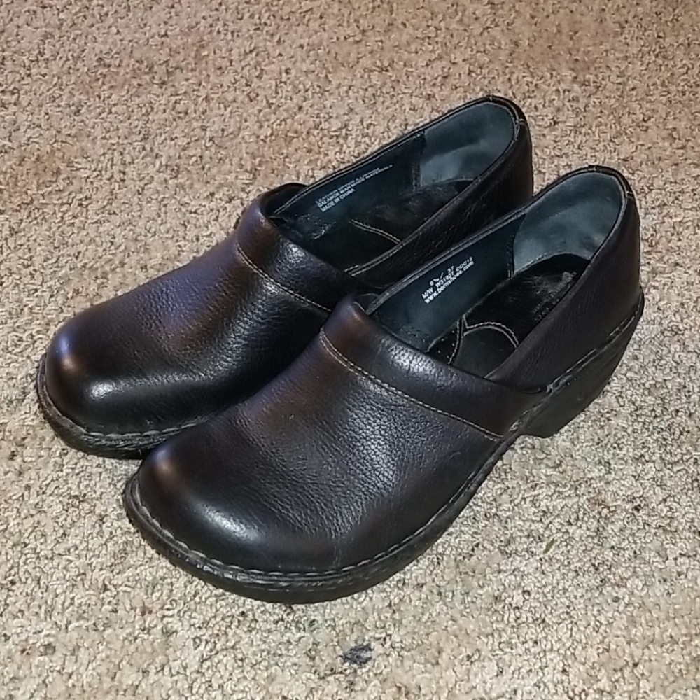 Born Leather Clogs